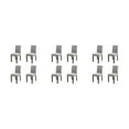 thumbnail image 3 of Wweixi 4pack/lot Stylish Chair Covers For Dining - Transform Dining Room With Ease Durable Cover For Dining light gray 3Set, 3 of 6