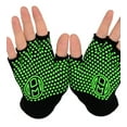 thumbnail image 3 of Yoga Gloves AND Socks COMBO PACK | Yoga Gear for Women & Men | by Mato & Hash - Black/Bright Green CA7050 CA7200 S/M, 3 of 3
