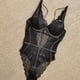 thumbnail image 1 of Mono moldeador de cuerpo microtranspirable con pecho pequeño y sujetador, ropa interior sexy de encaje para mujer, 1 of 6