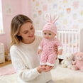 thumbnail image 6 of 12 Inch Soft Sound Doll with Accessories Set,PVC Simulated Lovely Doll,360° Limbs Rotation Design,Nurturing Skill Training Toy,Lightweight Portable Companion,Interactive Festival Birthday Gift, 6 of 7