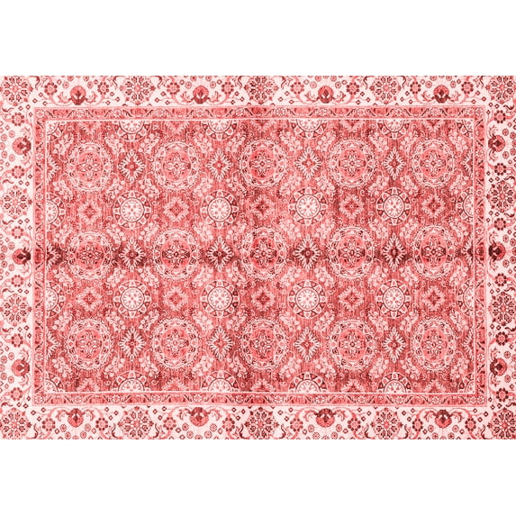 Ahgly Company Indoor Rectangle Oriental Red Traditional Area Rugs, 2' x 4'