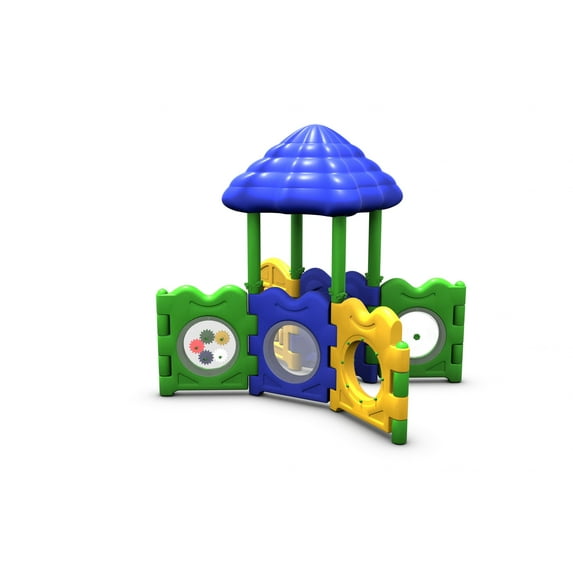 Discovery Center Ground Level Playhouse - Includes Ground Spike