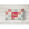 thumbnail image 2 of Carolines Treasures CK5812PW1216 Australian Terrier Love Canvas Fabric Decorative Pillow, Red, 12H x16W, multicolor, 2 of 3