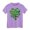 Purple, variant on Little Girls Short Sleeve Shirts Shamrocks Print Crewneck Basic Shirts Size 6-7T ,Blue