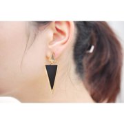 Gold Color Zin Alloy Geometric Clip on Earrings for Women Party Prom Luxury Hypo-Allergenic Ear Clip