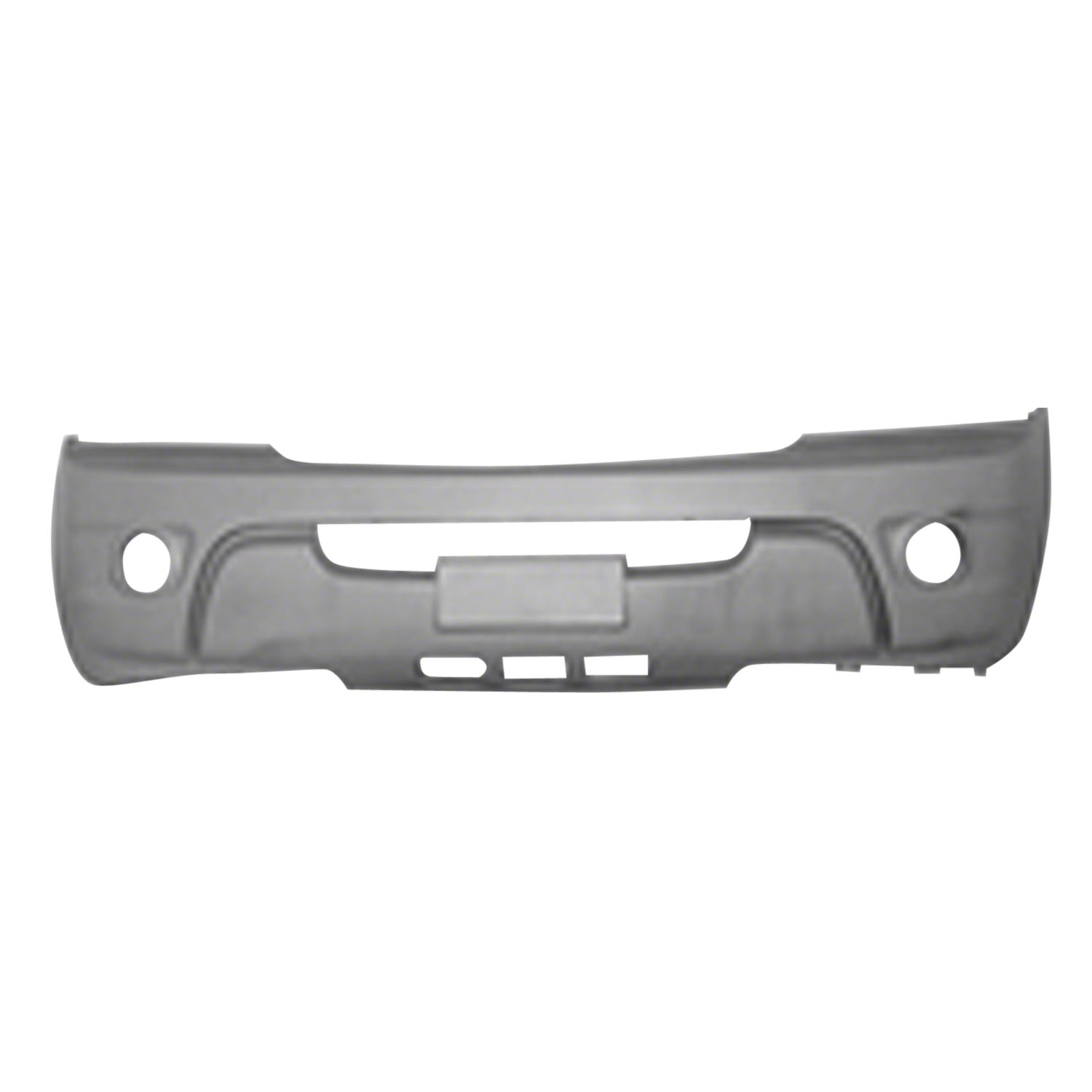 FitParts Front Bumper Cover For 2010-2013 Kia Forte - Primed, Ready To Paint, With Fog Light Holes
