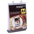 thumbnail image 1 of KAFENDA A4 Multi-Page flip Display Card Label Display Stand Detachable Label Business menu Folder T-Shaped Double-Sided 8.5 x 11, 1 of 4
