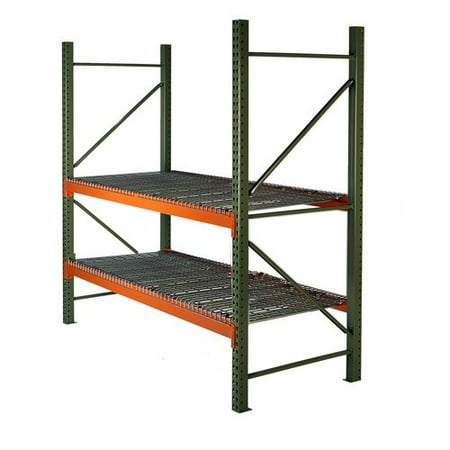 Husky Rack & Wire Pallet Two Shelf Shelving Unit Starter
