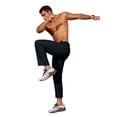 thumbnail image 4 of Youclos Mens 4-Way Stretch Sweatpants Joggers: Breathable, dual contrast zipper pulls and zipper pocketsAthletic Pants for Gym Casual Daily, 4 of 4