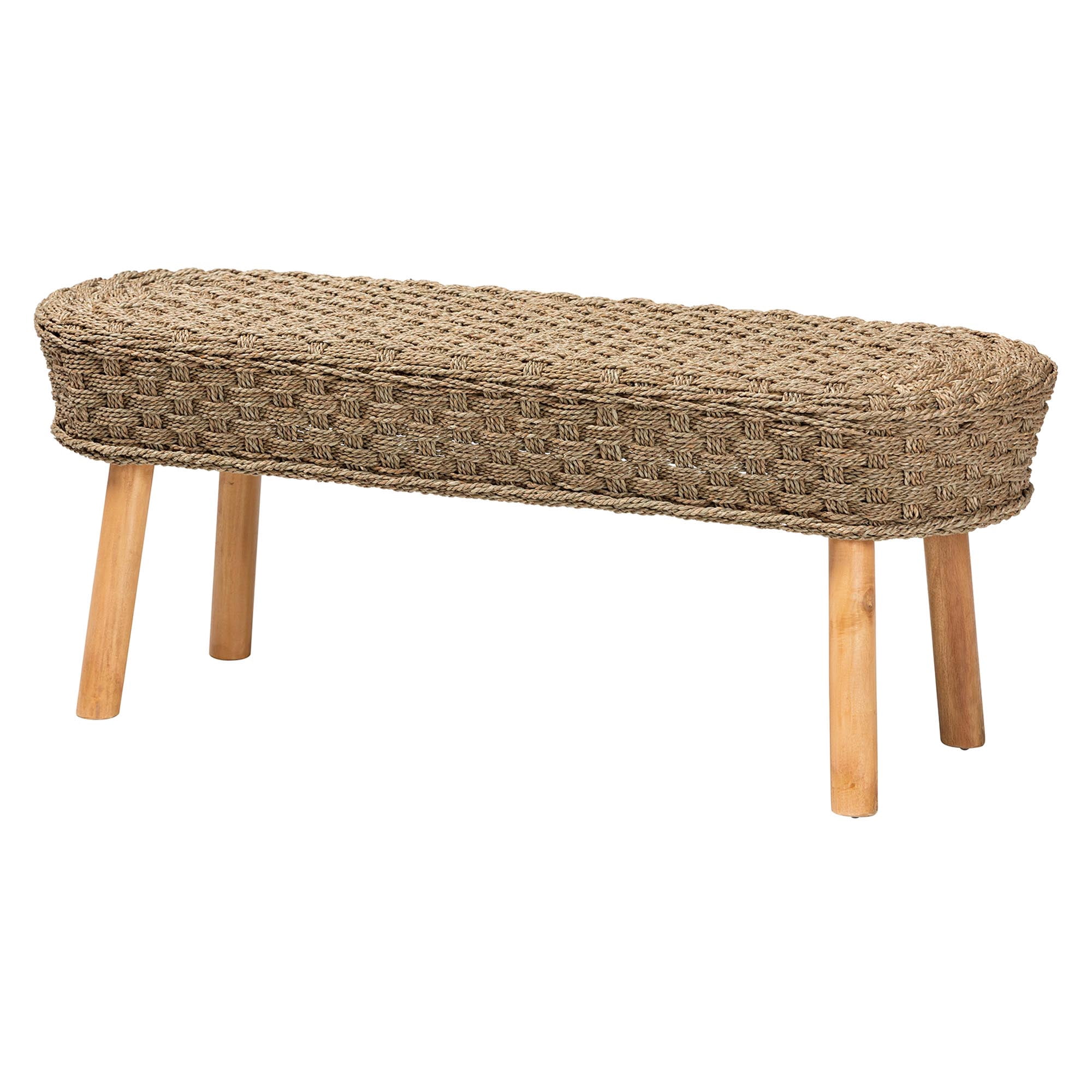 bali & pari Denver Boho Bench, One Size, Light Brown