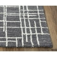 thumbnail image 2 of Alora Decor Classic 8'9" x 11'9" Geometric Charcoal/Black Hand Tufted Area Rug, 2 of 4