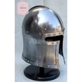 thumbnail image 3 of Medieval Barbuta Helmet – Full Face Knight Mask for LARP, Cosplay - Crusader Armor helmet, 3 of 3