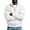 White, variant on Mens Full Zip up Sweatshirt Causal Lightweight Fleece Long Sleeve Athletic Jackets Mock Neck Workout Active Track Jacket with Pockets
