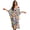 Colorful Leopard Print Beige, variant on Womens Plus Size Kaftan Dress Stylish Design Beach Cover Up Swimsuit Coverup Kaftan Maxi Dress for Vacation Casual Beach Pool Party Wear, Colorful Leopard Print Beige