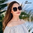 thumbnail image 2 of Sunier Oversized Square Polarized Sunglasses for Women Fashion Shades for Women, 2 of 6