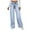 Sky Blue, variant on High Waisted Jeans for Women Vintage Washed Straight Leg, Versatile Denim Pants for Casual Chic & Everyday Outfits,Blue L