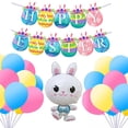 thumbnail image 1 of Kit de globos de Pascua Dolity, decoración de fondo para bodas y fiestas. Rosa, 1 of 7