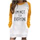 thumbnail image 1 of Otoño Sudadera Vestido Para Mujer Nueva Moda Casual Estampado Manga Larga Cuello Redondo Contraste Color Suéter Top Ropa Odeerbi  ODB146628, 1 of 5