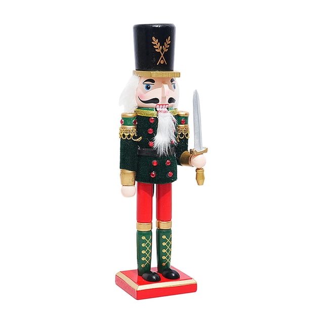 Adorno de Cascanueces de Navidad BLESIY Figura Cascanueces Verde
