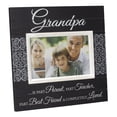 thumbnail image 2 of Malden International Designs Sun Washed Words Grandpa Distressed Black Picture Frame, 4x6, Black, 2 of 4
