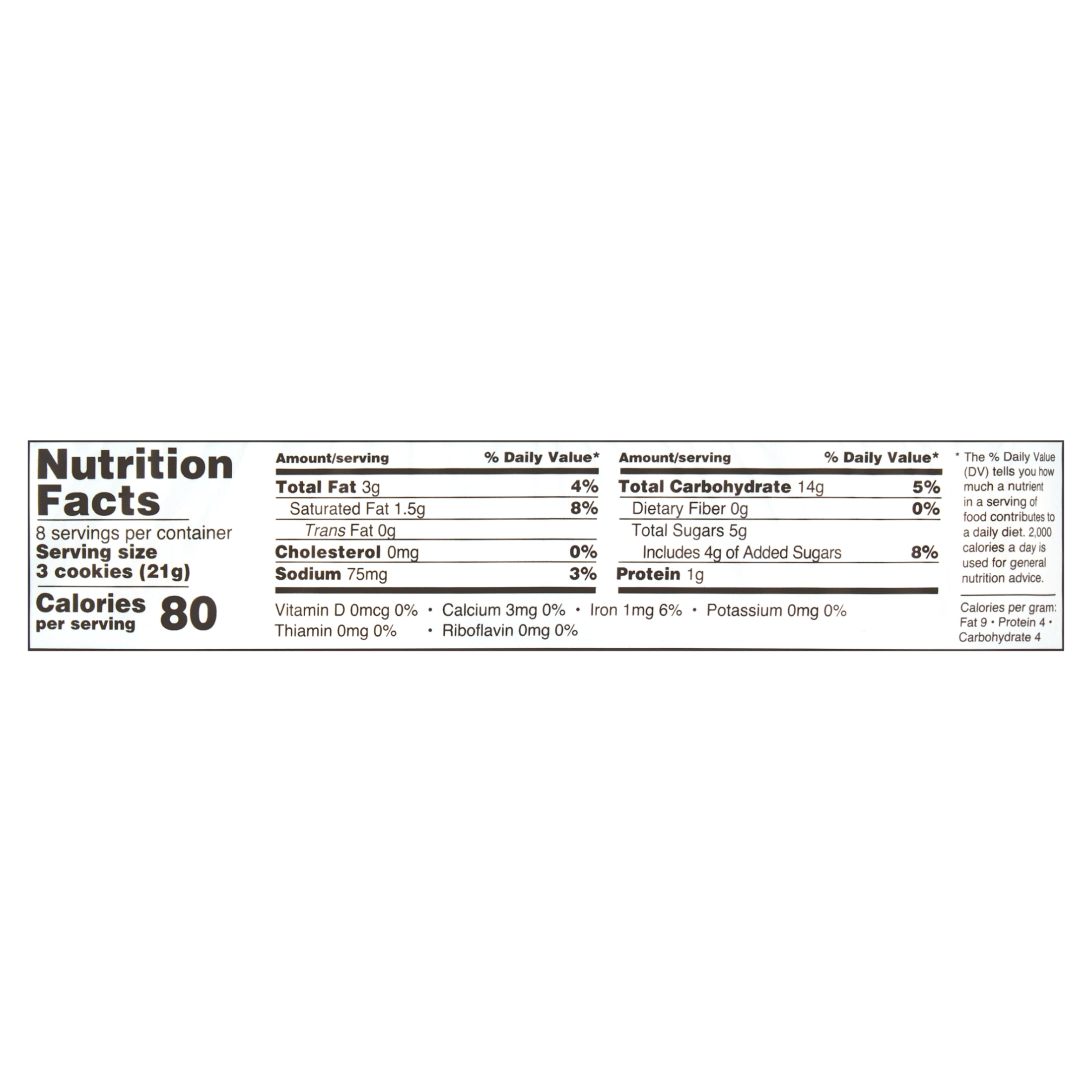 Bimbo Bar Baked Cookies Chocolate Chip, Multipack, 0.74 oz, 8 Count