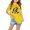 Yellow, variant on Zwiiyzr Toddler Boys and Girls Christmas Shirts Fashion Printed Casual Short Sleeve Crewneck Cute Cotton Top 3-10 Years Black