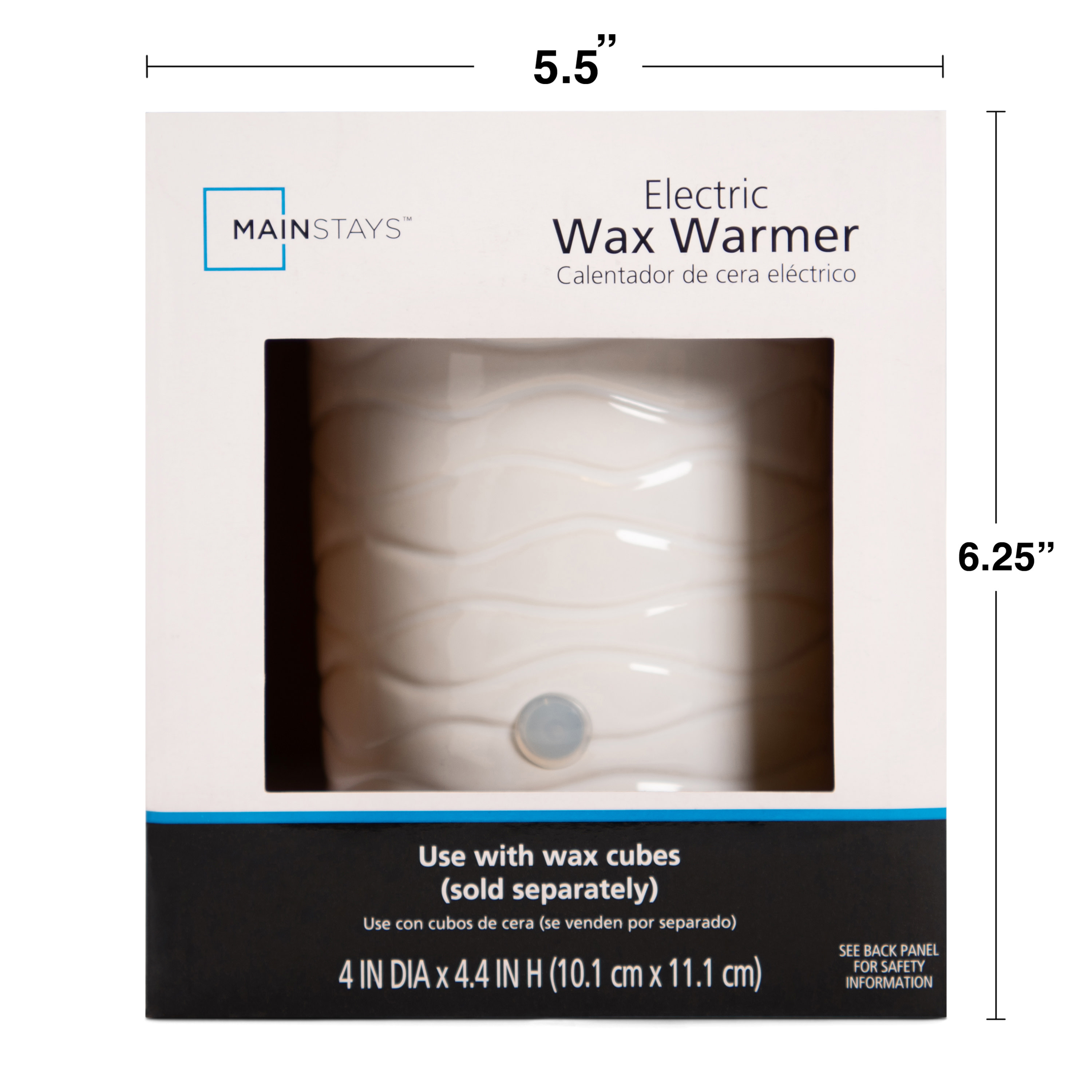 Mainstays Electric Wax Warmer, White, Single - image 4 of 6