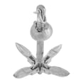 thumbnail image 4 of Ancla plegable de acero al carbono: ancla plegable para barcos, yates y canoas. Herrajes marinos portátiles para un amarre seguro., 4 of 7