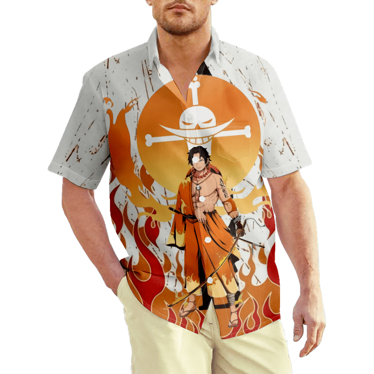 Unique Monkey D Luffy Body One Piece Anime Hawaiian Shirt, One