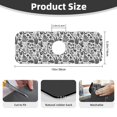 thumbnail image 2 of Pofeuu Fall Forest Print Splash Guard for Sink Faucet Sink Gadgets-Splash Guard Behind Faucet Drip Catcher for Kitchen, Bathroom,Sink Mat, 2 of 7