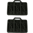 thumbnail image 1 of Fairly Odd Novelties Ice Cube Tray, Two Pack, Handgun and bullet, 1 of 5