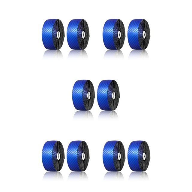 pitrice 2PCS/Box Road Racing Bike Wraps Anti-slip Super Elastic Bicycle Handlebar Belt Portable Comfortable Cycling Tapes Blue 5Set