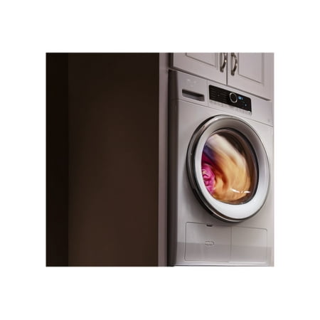 Whirlpool - 4.3 Cu. Ft. Stackable Electric Dryer with Steam and Wrinkle Shield - White