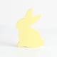 thumbnail image 2 of Decoraciones de conejito de Pascua, decoración de mesa de conejito, decoración del hogar, estatua, figura para manualidades Amarillo claro, 2 of 9