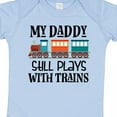 thumbnail image 4 of Inktastic Daddy Still Plays with Trains Boys or Girls Baby Bodysuit, 4 of 5