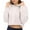 1-white hoodie for women, variant on UPPADA Hoodies for Women Cropped Sweatshirts Hooded Lightweight Jackets Casual Comfy Gym Tops Fall Outfits Ladies Casual Clothes Hoodies for Women Trendy Black,XL