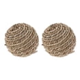 thumbnail image 2 of Bola tejida de paja de ratán resistente a las mordeduras de animales pequeños Yuyangstore Juguetes para masticar bolas tejidos a mano, 2 of 7