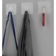thumbnail image 5 of Colgadores de puerta autoadhesivos transparentes y resistentes, 5 uds., ganchos de succión para cocina, baño, ventosa de viento JAMW Sencillez, 5 of 5