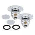 thumbnail image 1 of 6 Tapones Universales para Drenaje de Fregadero de Baño para Núcleo de 1,1 ~ 1,5 Pulgadas, Colador de Drenaje Antiobstrucción para Fregadero de Baño C 6 piezas, 1 of 8