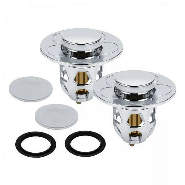 6 Tapones Universales para Drenaje de Fregadero de Baño para Núcleo de 1,1 ~ 1,5 Pulgadas, Colador de Drenaje Antiobstrucción para Fregadero de Baño C 6 piezas