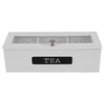 thumbnail image 1 of Caja de almacenamiento para bolsitas de té con sistema de bambú de 3 compartimentos, organizador de joyas, caja de té, organizador de azúcar de madera, 1 of 5