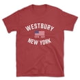 thumbnail image 1 of Westbury New York Patriot Men's Cotton T-Shirt, 1 of 1