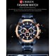 thumbnail image 2 of Reloj Curren M8361 Technos de acero inoxidable negro y marrón, 2 of 4