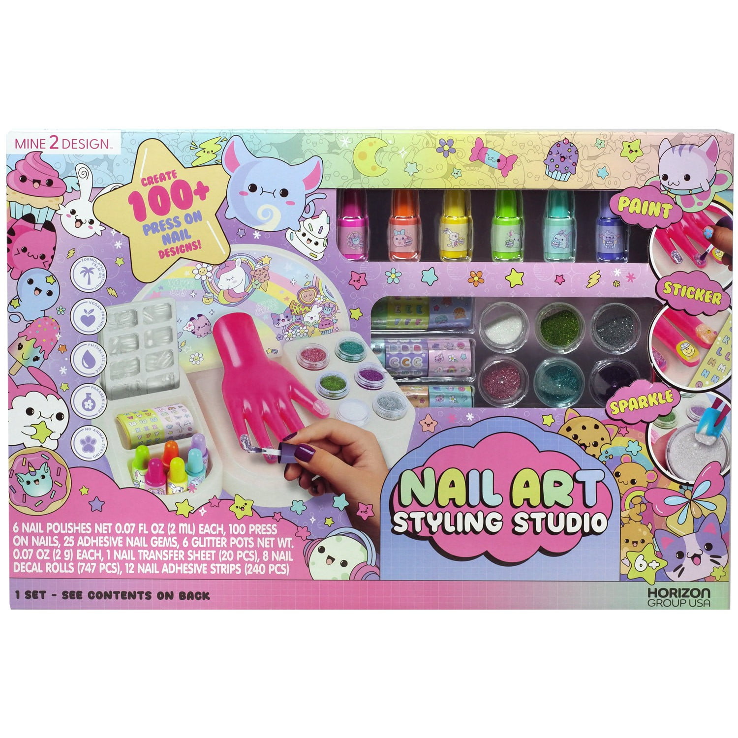 AMAZING　NIGHT グッズ　8個 Cra-Z-Art Shimmer N Sparkle 3D Crystal Gem Creations Design