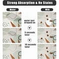 thumbnail image 2 of Dog Food Mat Absorbent Pet Feeding Mats Drying Mat for Food and Water Dog Accessories Pet Supplies 20''''x12'''', 2 of 6