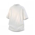 thumbnail image 6 of IhhxPro Men's V-Neck Collared Shirt Stretchable Contrast Stripe Tee Casual Golf Workout Athletic Slim Fit Breathable Short Sleeve M-3XL, 6 of 9