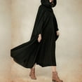 thumbnail image 3 of ZANZEA Women Full Sleeve Hoodies Cloak Cape Party Long Coat, 3 of 5