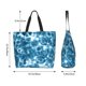 thumbnail image 5 of Disketp Blue Tie Dye Bolsa Tote Estampada para Mujer, Bolso de Hombro y de Mano para Compras y Viajes, 5 of 8