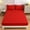 Red, variant on XOAIHY Twin Fitted Sheet, Deep Pocket Twin Sheets, Non-Slip Fixed Bed Cover, All-Inclusive Mattress Protection Bed Cover, Soft Microfiber, Shrinkage and Fade Resistant, Easy Care,54.2×74.7Inch