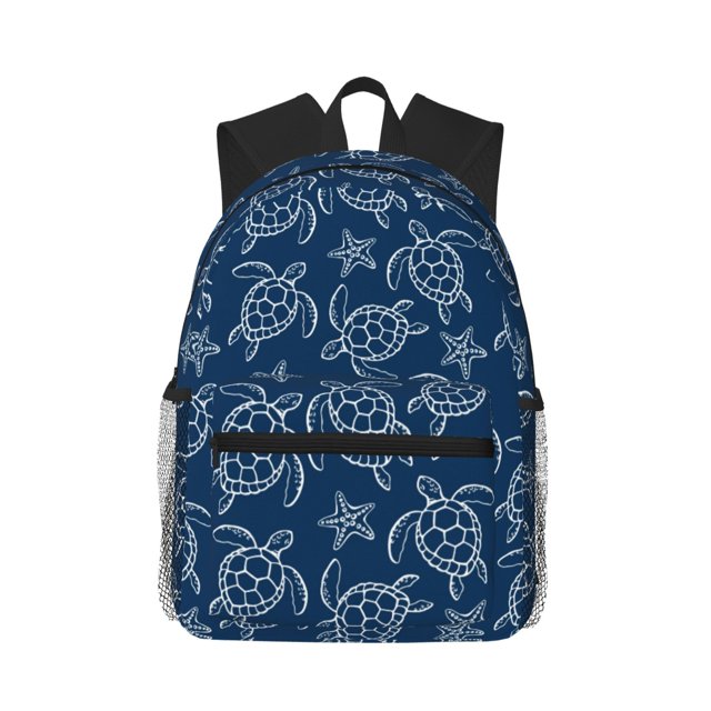 Disketp Sea Turtle Mochila Ligera Clásica con Múltiples Bolsillos, Mochila Casual para Hombre y Mujer, Ideal para Escuela, Trabajo y Viajes